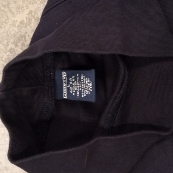 Lands End mock turtleneck/ Henley - Picture 2 of 2